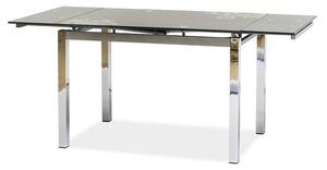 Jídelní stůl SIG-GD017 šedá/chrom
