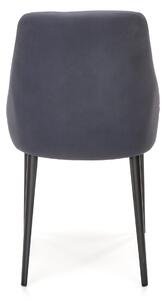 Jídelní židle SCK-470 hořčicová/tmavě šedá