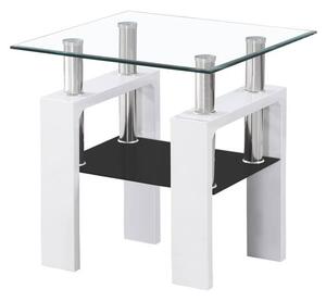 Přístavný stolek LASO bílá