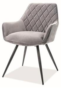 Jídelní židle LANIO šedá/černá
