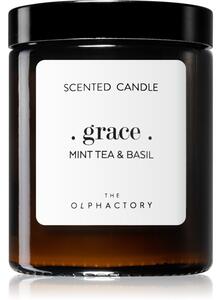 Ambientair The Olphactory Mint Tea & Basil vonná svíčka Grace 135 g