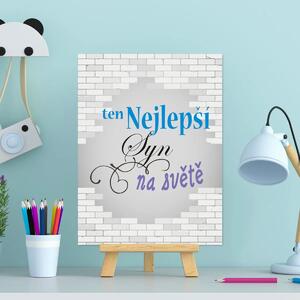 Sablio Dárková cedulka Ten nejlepší syn na světě: 30x40 cm