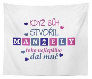 Sablio Deka Když Bůh stvořil manžely: 150x120 cm