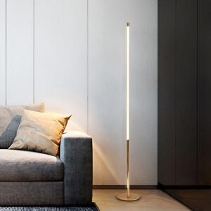 Toolight, LED podlahové svítidlo 12W APP1416-F, zlatá lesklá, OSW-05416