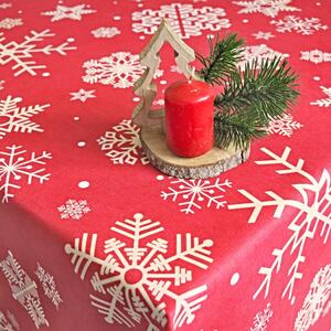 Vánoční dekorační látka SOFT 390549-102 150 obšití okrajů