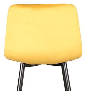 Barová židle MALO 4 hořčicová