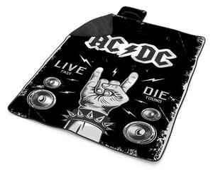Sablio Plážová deka ACDC Live fast, die young: 200x140 cm