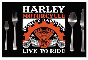 Sablio Prostírání Harley-Davidson Live to ride: 40x30cm