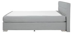 Luxusní kontinentální postel v elegantní světle šedé 140 x 200 cm ADMIRAL