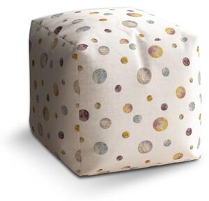 Sablio Taburet Cube Galaktické bubliny - 40x40x40 cm