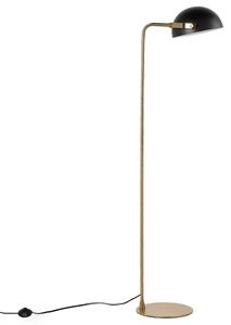 Somcasa Černo-zlatá kovová stojací lampa Godall 150 cm
