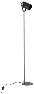 Somcasa Černá kovová stojací lampa Nacia 160 cm