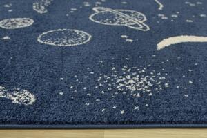 Dětský koberec EMILY KIDS 5865A modrý / krémový