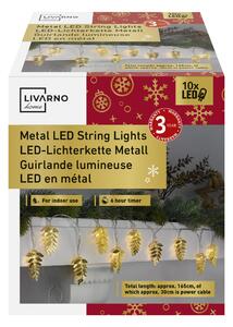 LIVARNO home Světelný LED řetěz (listy) (100369168001)