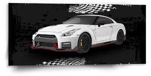 Sablio Obraz Nissan GTR 35 Černý - 110x50 cm