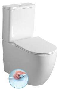 Sapho Sapho, INFINITY RIMLESS WC kombi mísa s nádržkou, spodní/zadní odpad, bílá, PC105WR