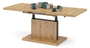 ASTON artisan dub, rozkládací, zvedací konferenční stůl, stolek - ' / 70 cm