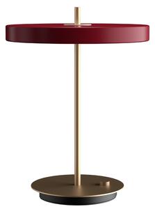 Umage Červeno-zlatá kovová stolní LED lampa Asteria