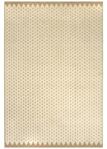 Fargotex Béžový koberec Trenzada 160 x 230 cm