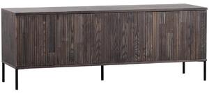 Hoorns Hnědý jasanový TV stolek Gravia 150 x 44 cm