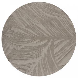 Hans Home | Kusový koberec Solace Lino Leaf Grey kruh