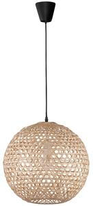 Ratanové závěsné světlo Nova Luce Melody 40 cm
