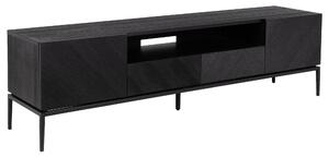 NÍZKÁ KOMODA, černá, 180/50/40 cm home24, Online Only