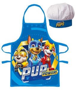 DĚTSKÁ ZÁSTĚRA S ČEPICÍ PAW PATROL 45X50 CM, 2X33CM VZOROVANÁ