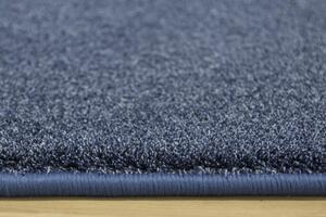 Metrážový koberec Hanoi 182 Jeans modrý