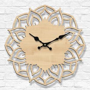 DUBLEZ | Dřevěné hodiny mandala - Aura