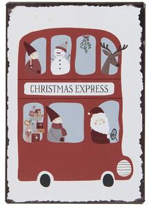 Plechová cedule Christmas Express