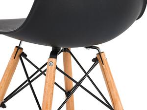 Aga Jídelní židle MRWCH-1BC Černá