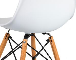 Aga Jídelní židle MRWCH-1W Bílá