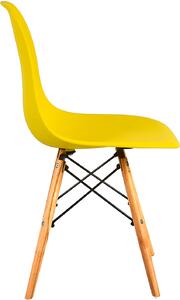 Aga Jídelní židle Žlutá
