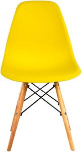 Aga Jídelní židle Žlutá