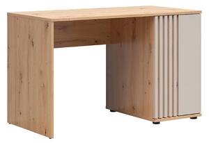 Psací stůl Brevas BIU1D, dub artisan/kašmír