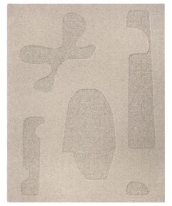 Micadoni Světle šedý vlněný koberec Flow 160 x 230 cm