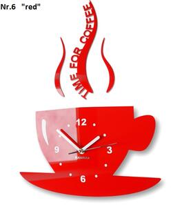 Kuchyňské nástěnné hodiny Time for coffee