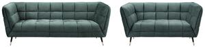 SEDACÍ SOUPRAVA 3+2, textil, zelená Livetastic - Sedací soupravy s křeslem, Online Only