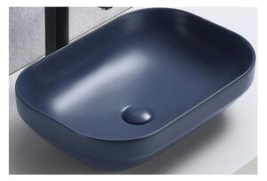 Keramické umyvadlo NELI, modrá, 50 cm
