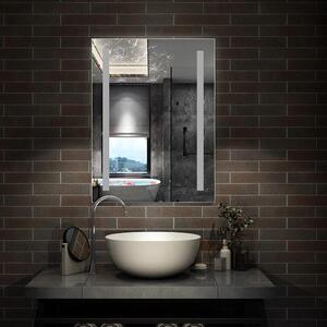 D‘Eluxe Koupelnové podsvícené LED zrcadlo 45x60cm SINGLE TOUCH ZU14P