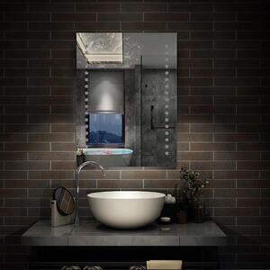 D‘Eluxe Koupelnové podsvícené LED zrcadlo 50x70cm DOUBLE TOUCH SM36G
