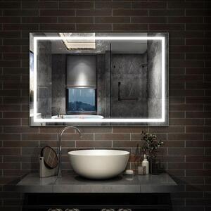 D‘Eluxe Koupelnové podsvícené LED zrcadlo 80x60cm SINGLE TOUCH IF15Y