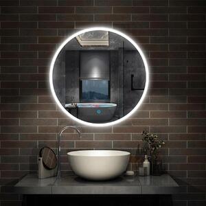 D‘Eluxe Koupelnové podsvícené LED zrcadlo 50cm ROUND XR22R