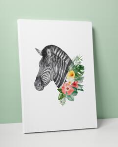 Plakát / Obraz Zebra Napnuté plátno na dřevěném rámu 61 x 91,5 cm