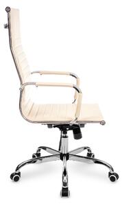 Elegantní kancelářská židle HARMONY béžová