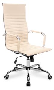 Elegantní kancelářská židle HARMONY béžová