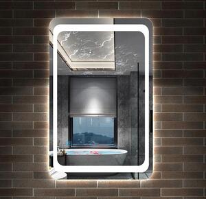 D‘Eluxe Koupelnové podsvícené LED zrcadlo 70x50cm SINGLE TOUCH RM46E