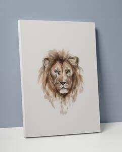 Plakát / Obraz Lion Pololesklý saténový papír S okrajem A4 - 21 x 29,7 cm
