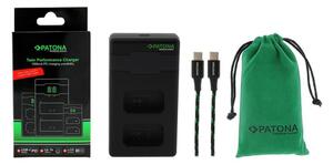 PATONA - Rychlonabíječka Dual Sony NP-FW50 + kabel USB-C 0,6m
